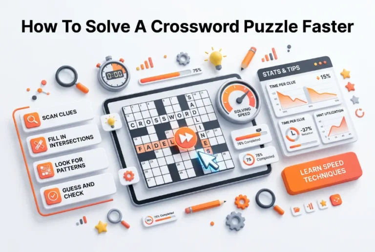 How To Solve A Crossword Puzzle Faster: 10 Tips