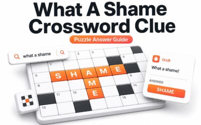 What a Shame Crossword Clue: Best Answers and Solver Tips